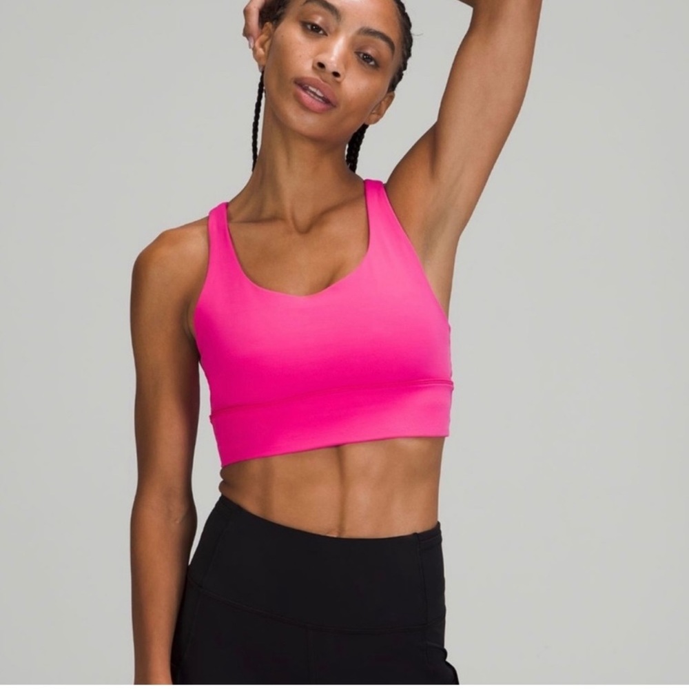 LULULEMON SONIC PINK ENERGY BRA
